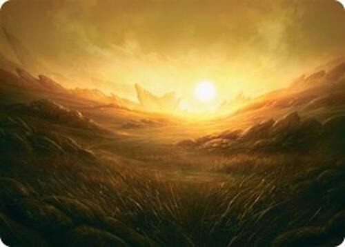 Plains Art Card (31/54) [Tarkir: Dragonstorm Art Series] | Dumpster Cat Games