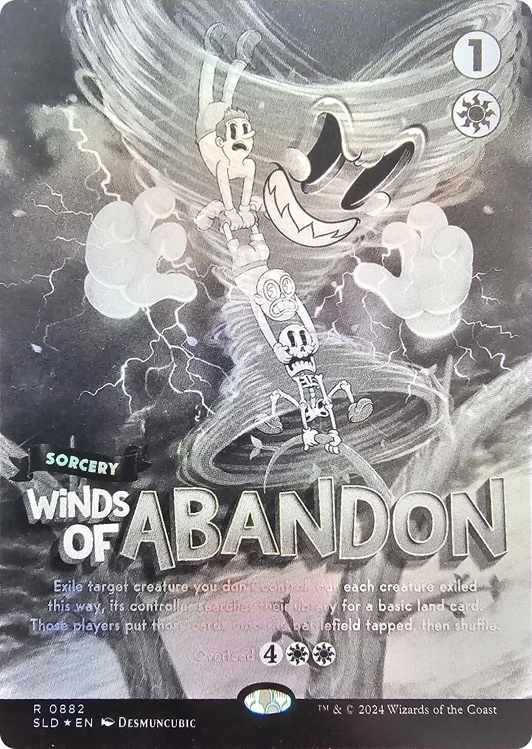 Winds of Abandon (Black & White Foil) [Secret Lair Drop Series] | Dumpster Cat Games