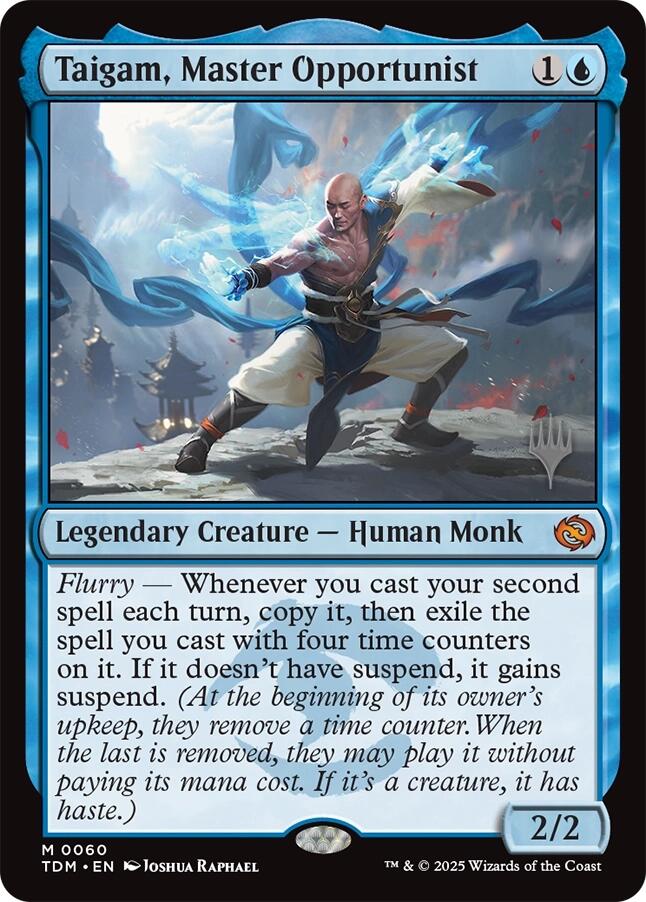 Taigam, Master Opportunist [Tarkir: Dragonstorm Promos] | Dumpster Cat Games