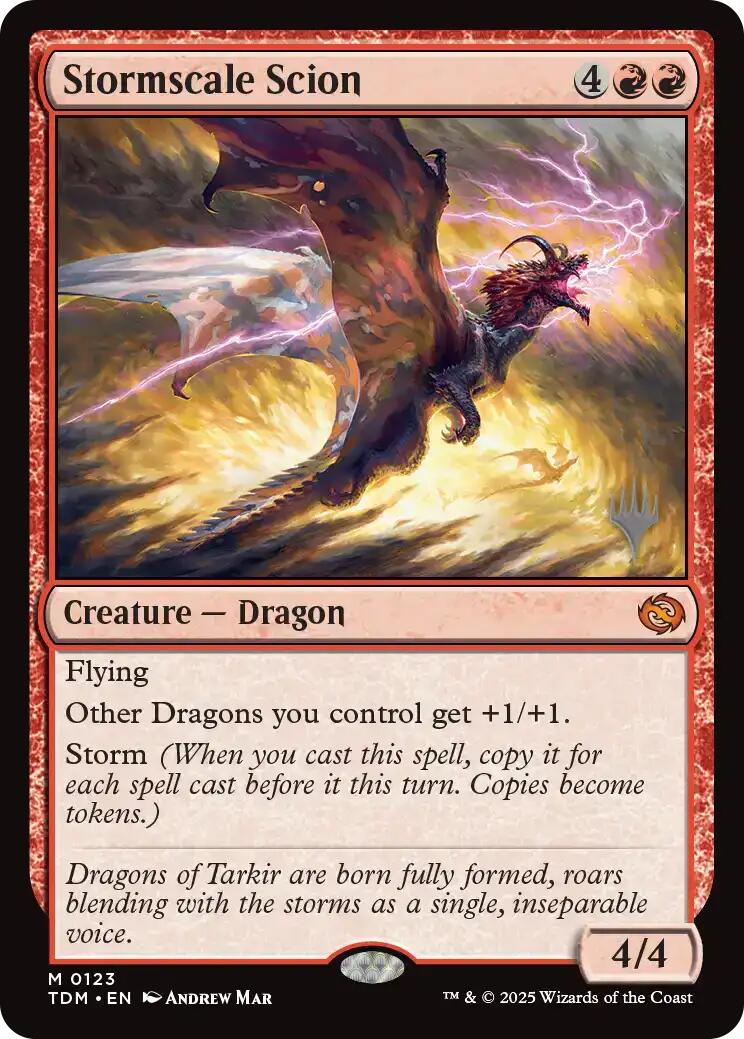 Stormscale Scion [Tarkir: Dragonstorm Promos] | Dumpster Cat Games