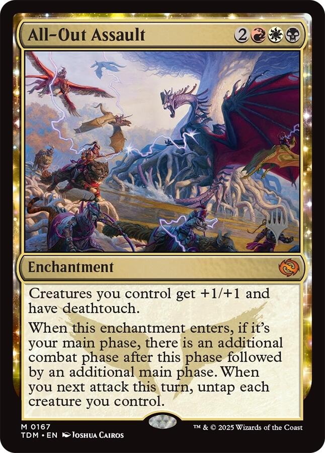 All-Out Assault [Tarkir: Dragonstorm Promos] | Dumpster Cat Games