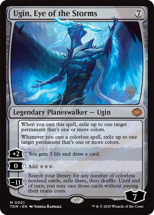 Ugin, Eye of the Storms [Tarkir: Dragonstorm Promos] | Dumpster Cat Games