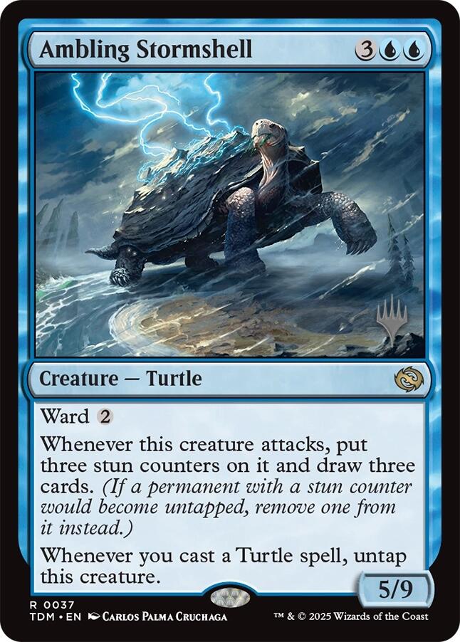 Ambling Stormshell [Tarkir: Dragonstorm Promos] | Dumpster Cat Games