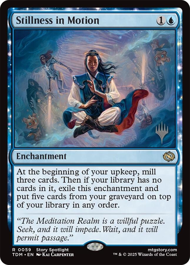 Stillness in Motion [Tarkir: Dragonstorm Promos] | Dumpster Cat Games