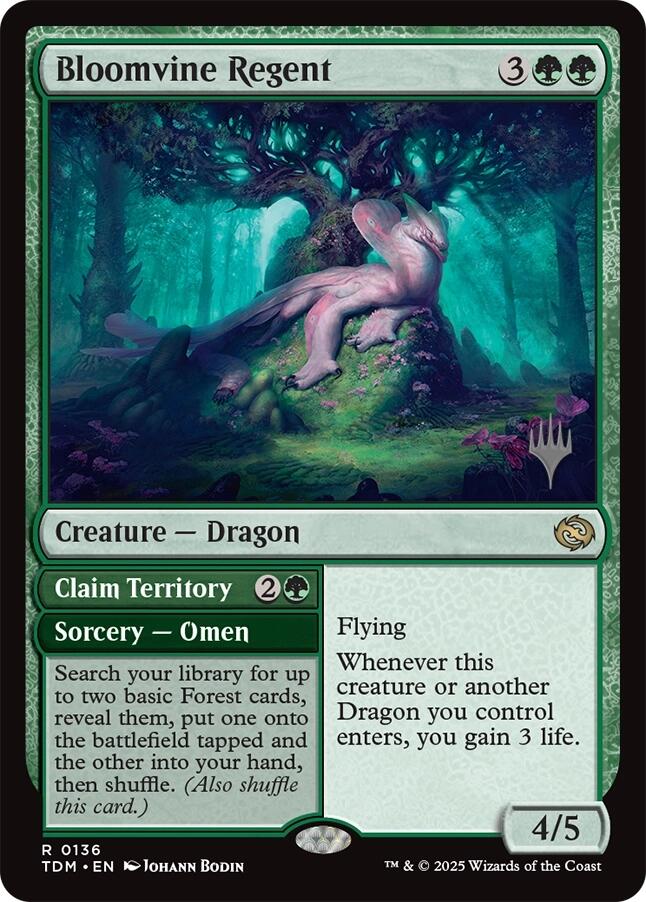Bloomvine Regent [Tarkir: Dragonstorm Promos] | Dumpster Cat Games