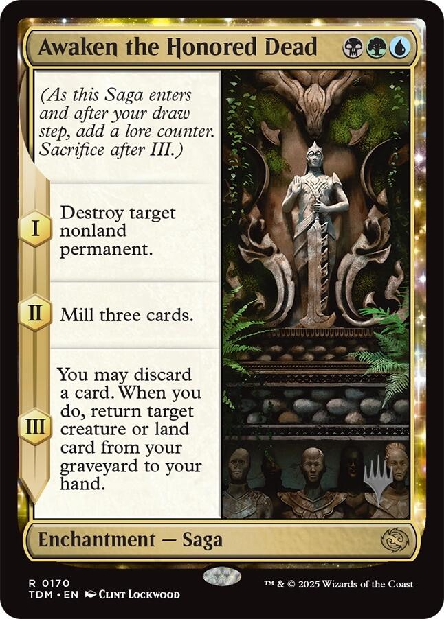 Awaken the Honored Dead [Tarkir: Dragonstorm Promos] | Dumpster Cat Games