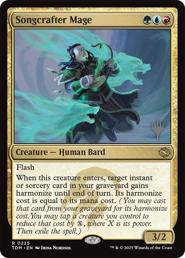 Songcrafter Mage [Tarkir: Dragonstorm Promos] | Dumpster Cat Games
