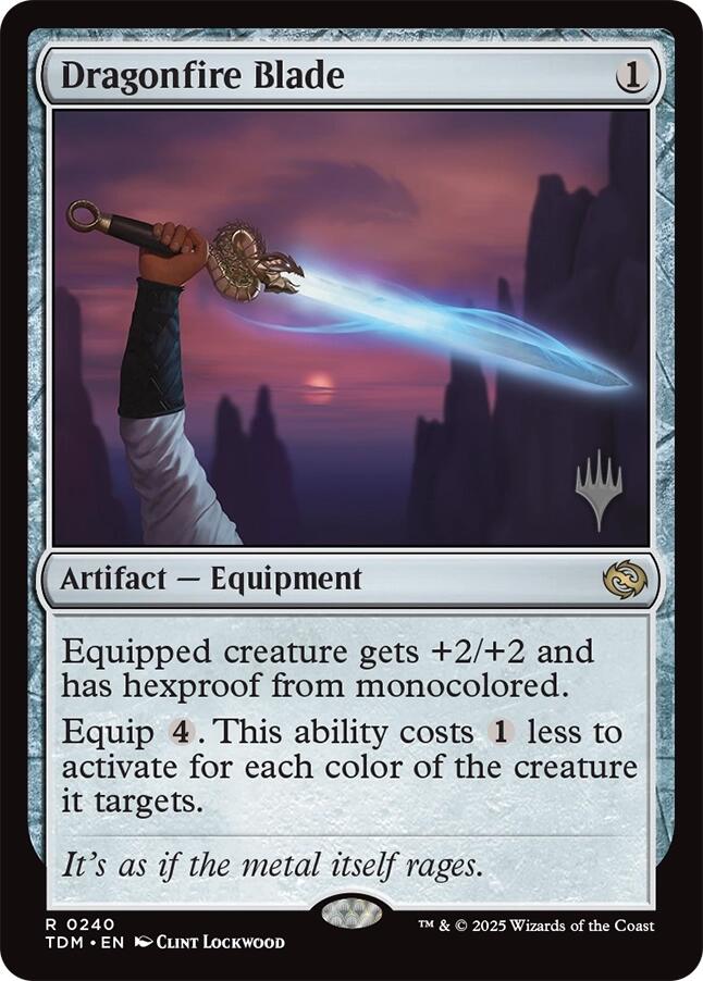 Dragonfire Blade [Tarkir: Dragonstorm Promos] | Dumpster Cat Games