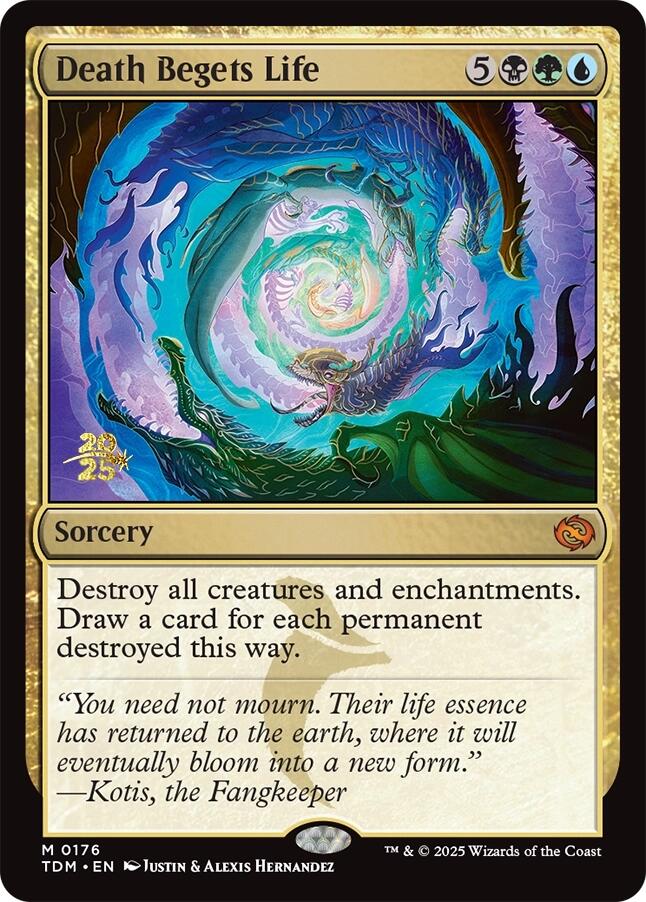 Death Begets Life [Tarkir: Dragonstorm Prerelease Promos] | Dumpster Cat Games