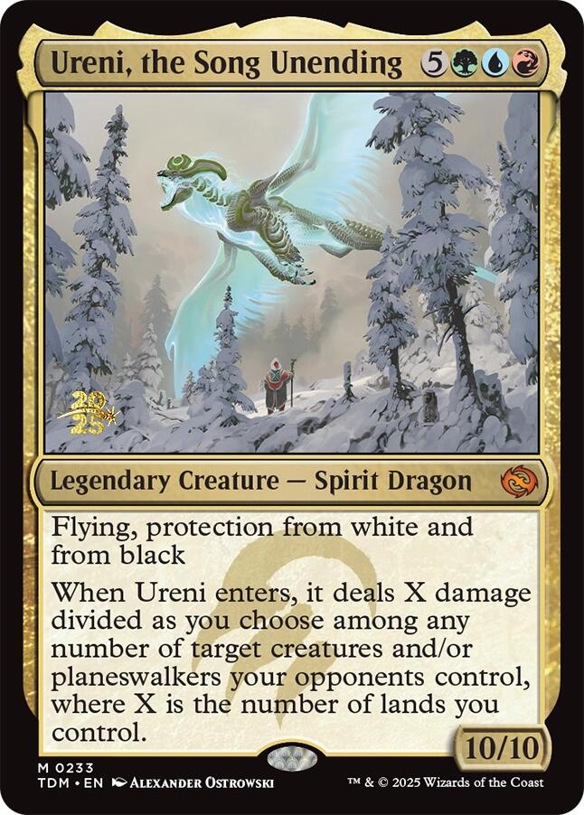 Ureni, the Song Unending [Tarkir: Dragonstorm Prerelease Promos] | Dumpster Cat Games