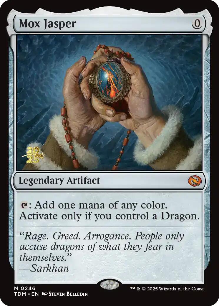 Mox Jasper [Tarkir: Dragonstorm Prerelease Promos] | Dumpster Cat Games