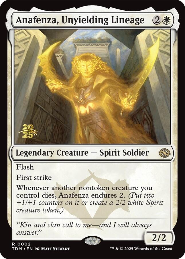 Anafenza, Unyielding Lineage [Tarkir: Dragonstorm Prerelease Promos] | Dumpster Cat Games