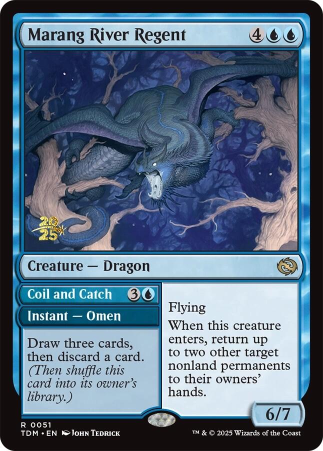 Marang River Regent [Tarkir: Dragonstorm Prerelease Promos] | Dumpster Cat Games