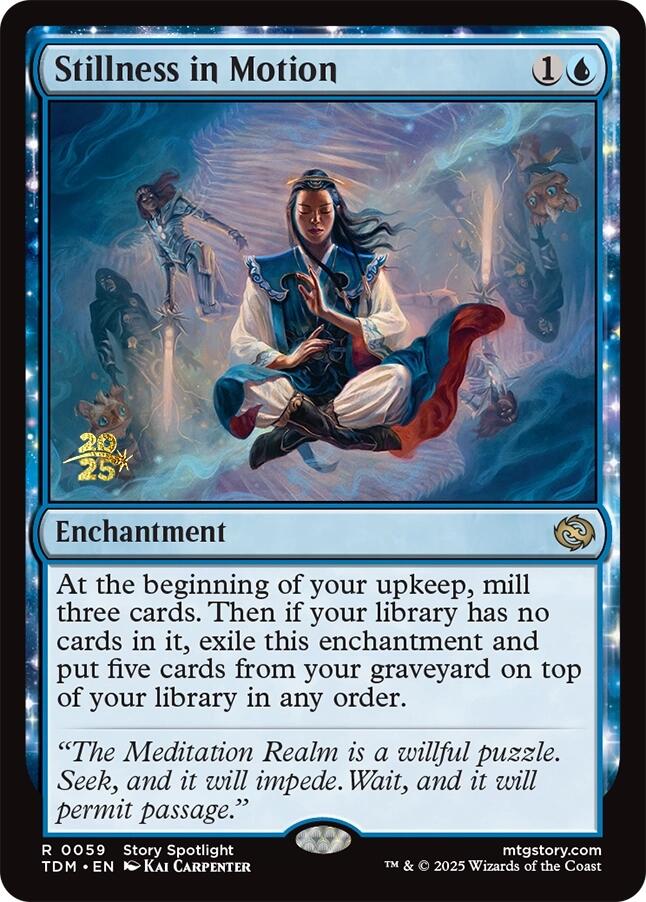 Stillness in Motion [Tarkir: Dragonstorm Prerelease Promos] | Dumpster Cat Games