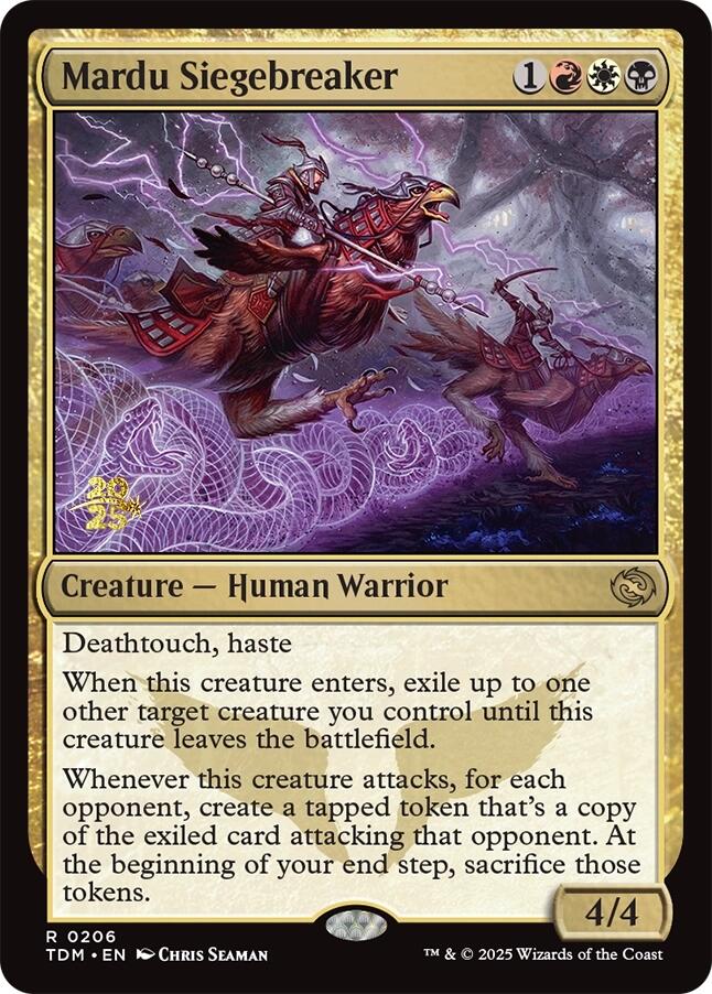 Mardu Siegebreaker [Tarkir: Dragonstorm Prerelease Promos] | Dumpster Cat Games