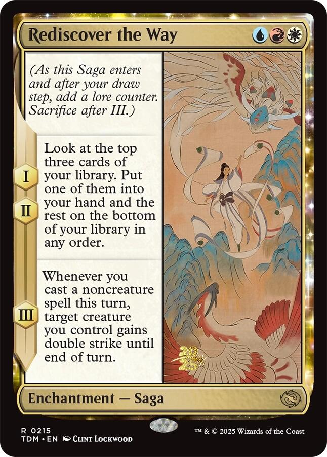 Rediscover the Way [Tarkir: Dragonstorm Prerelease Promos] | Dumpster Cat Games