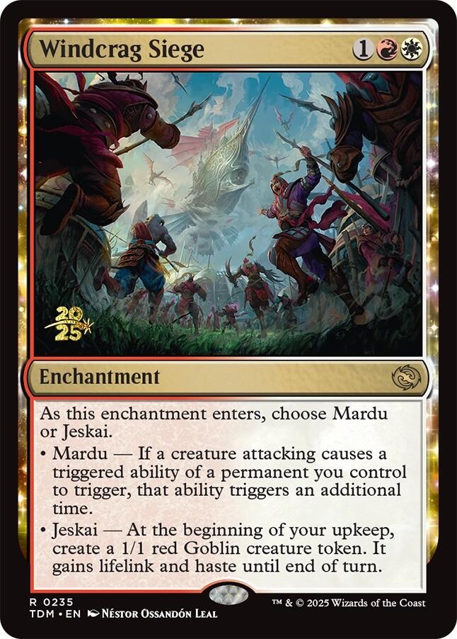 Windcrag Siege [Tarkir: Dragonstorm Prerelease Promos] | Dumpster Cat Games