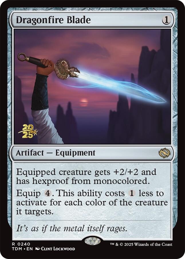 Dragonfire Blade [Tarkir: Dragonstorm Prerelease Promos] | Dumpster Cat Games