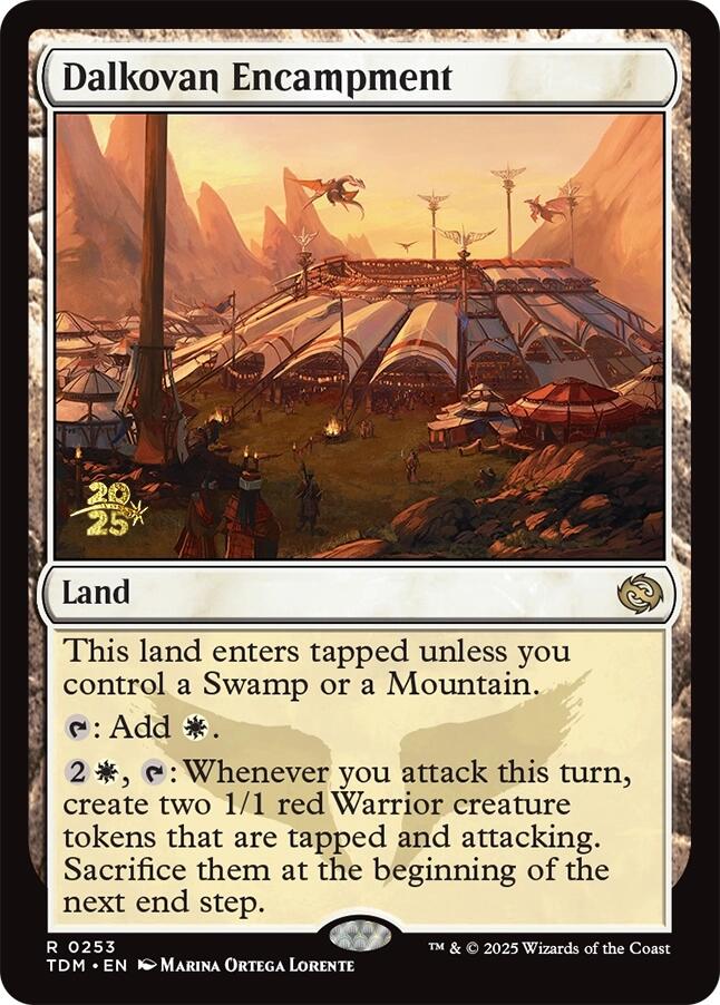 Dalkovan Encampment [Tarkir: Dragonstorm Prerelease Promos] | Dumpster Cat Games