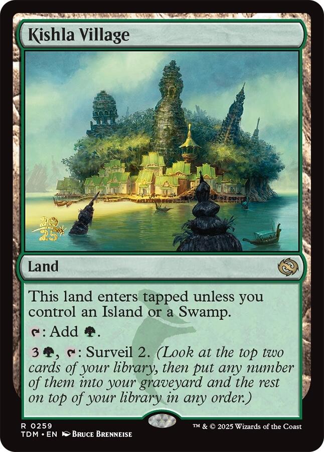 Kishla Village [Tarkir: Dragonstorm Prerelease Promos] | Dumpster Cat Games
