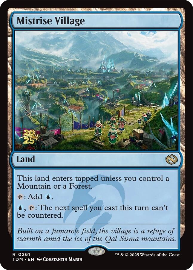 Mistrise Village [Tarkir: Dragonstorm Prerelease Promos] | Dumpster Cat Games