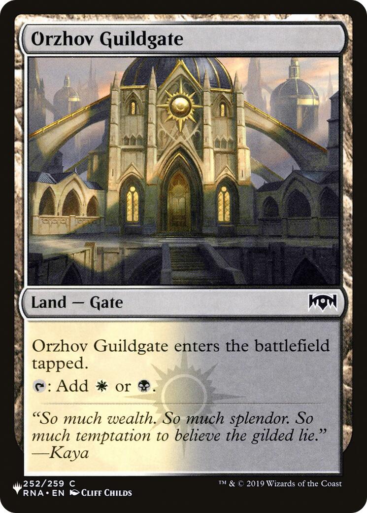 Orzhov Guildgate [The List] | Dumpster Cat Games