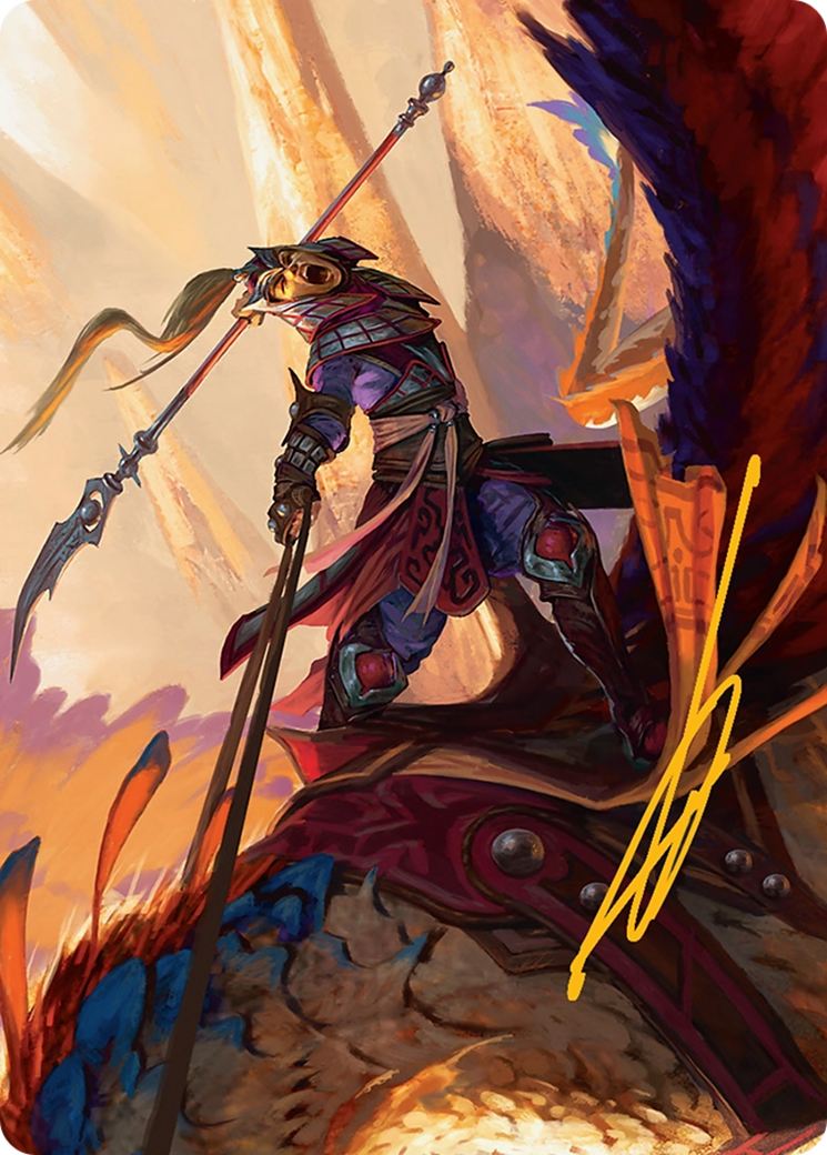 Dragonback Lancer Art Card (3/54) [Tarkir: Dragonstorm Art Series] | Dumpster Cat Games