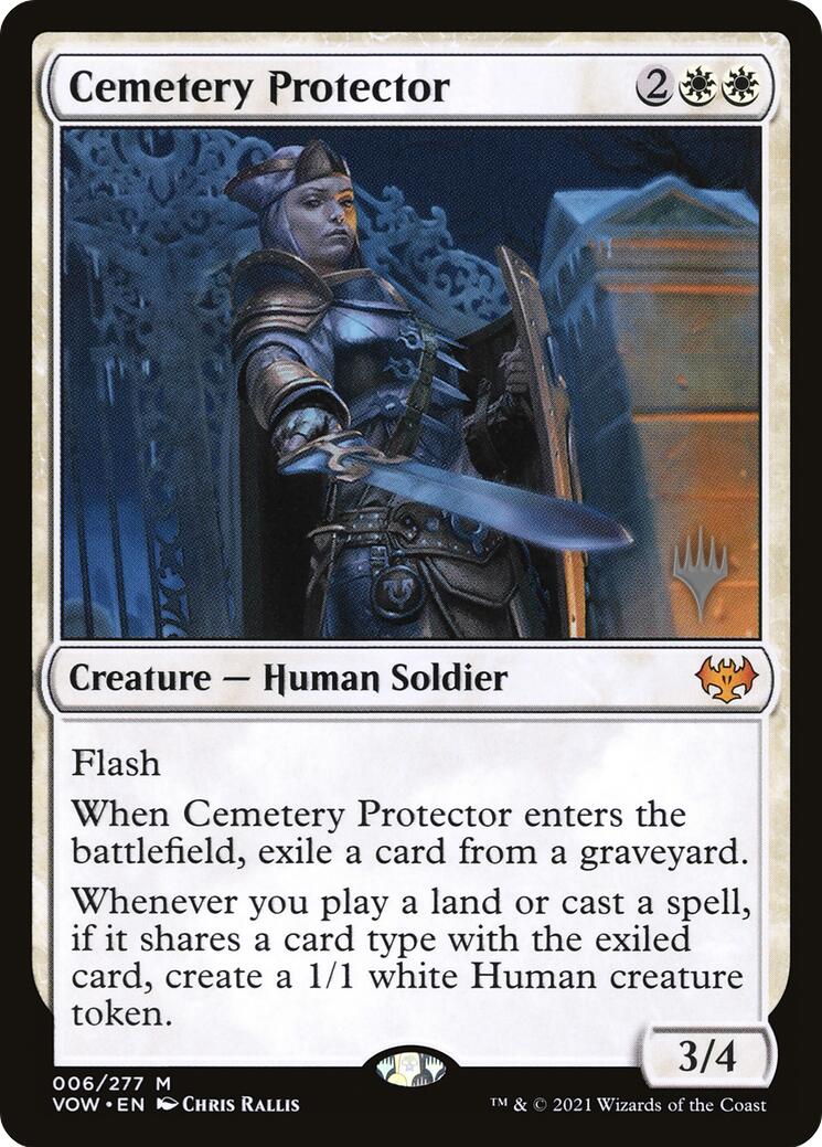 Cemetery Protector [Aetherdrift Promos] | Dumpster Cat Games