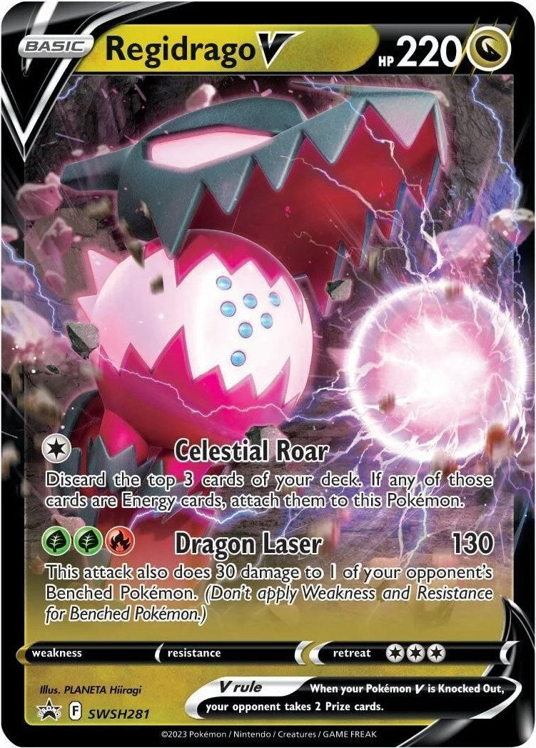 Regidrago V (SWSH281) [Sword & Shield: Black Star Promos] | Dumpster Cat Games