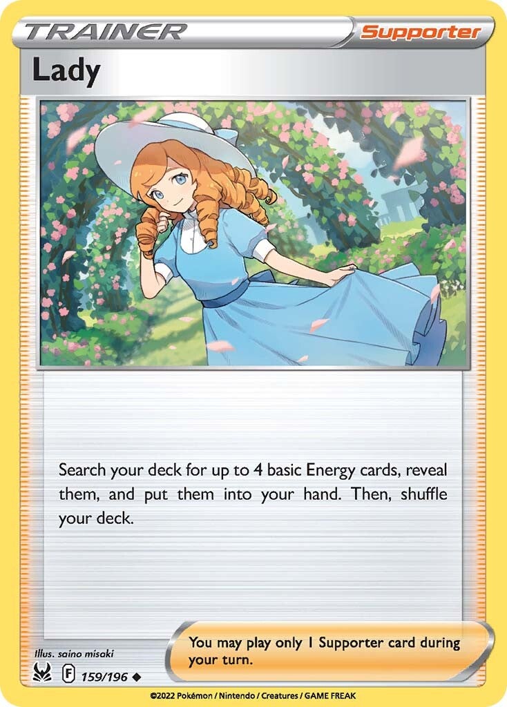 Lady (159/196) [Sword & Shield: Lost Origin] | Dumpster Cat Games