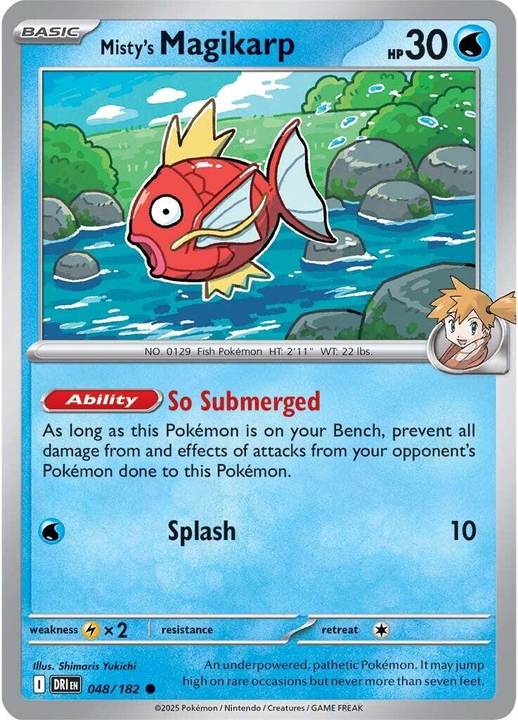 Misty's Magikarp (048/182) [Scarlet & Violet: Destined Rivals] | Dumpster Cat Games