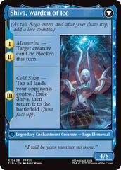 Jill, Shiva's Dominant // Shiva, Warden of Ice (Extended Art) [FINAL FANTASY] | Dumpster Cat Games