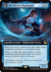 Jill, Shiva's Dominant // Shiva, Warden of Ice (Extended Art) [FINAL FANTASY] | Dumpster Cat Games
