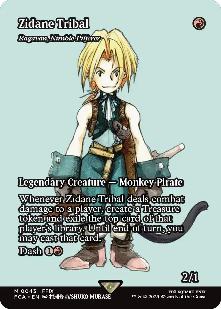 Zidane Tribal - Ragavan, Nimble Pilferer (Showcase) [FINAL FANTASY : Through the Ages] | Dumpster Cat Games