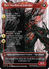 Clive, Ifrit's Dominant // Ifrit, Warden of Inferno (Borderless) (0318) [FINAL FANTASY] | Dumpster Cat Games