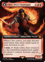 Clive, Ifrit's Dominant // Ifrit, Warden of Inferno (Extended Art) [FINAL FANTASY] | Dumpster Cat Games