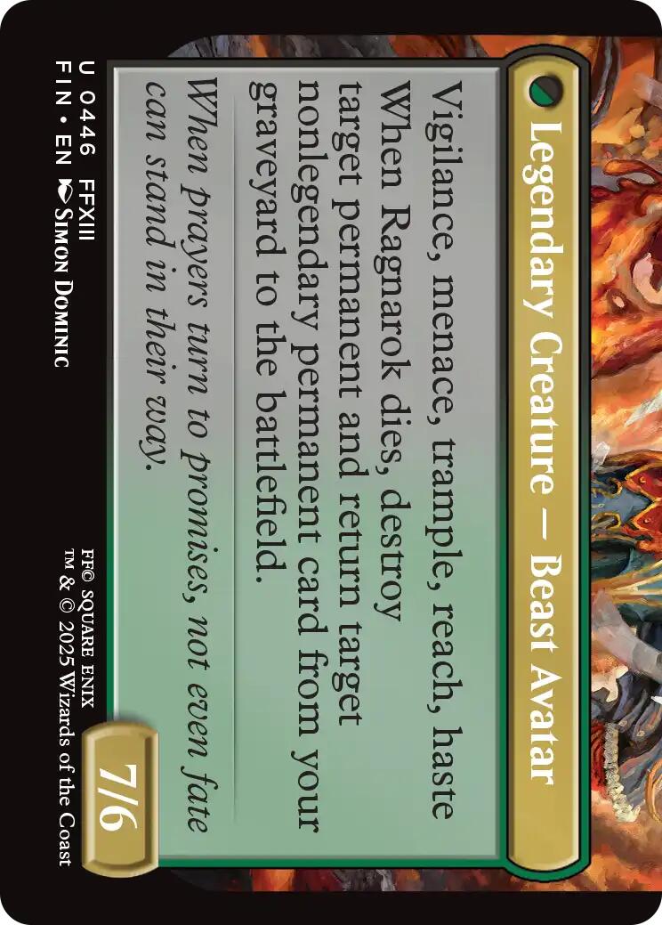 Fang, Fearless l'Cie (Extended Art) [FINAL FANTASY] | Dumpster Cat Games