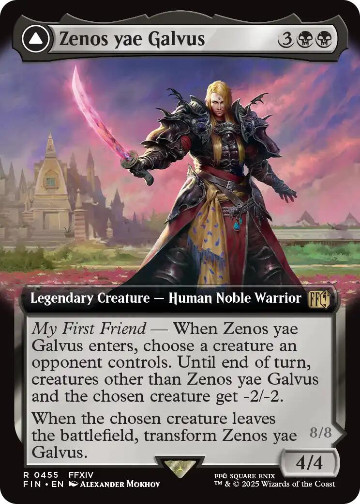 Zenos yae Galvus // Shinryu, Transcendent Rival (Extended Art) [FINAL FANTASY] | Dumpster Cat Games