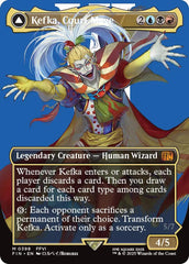 Kefka, Court Mage // Kefka, Ruler of Ruin (Borderless) (0398) [FINAL FANTASY] | Dumpster Cat Games