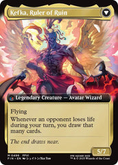 Kefka, Court Mage // Kefka, Ruler of Ruin (Extended Art) [FINAL FANTASY] | Dumpster Cat Games