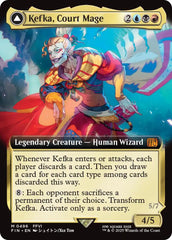 Kefka, Court Mage // Kefka, Ruler of Ruin (Extended Art) [FINAL FANTASY] | Dumpster Cat Games