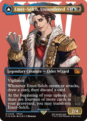 Emet-Selch, Unsundered // Hades, Sorcerer of Eld (Borderless) (Surge Foil) [FINAL FANTASY] | Dumpster Cat Games