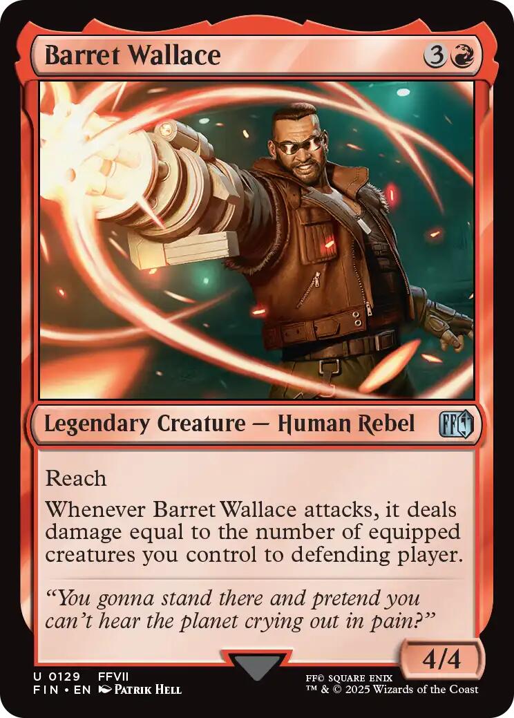 Barret Wallace [FINAL FANTASY] | Dumpster Cat Games