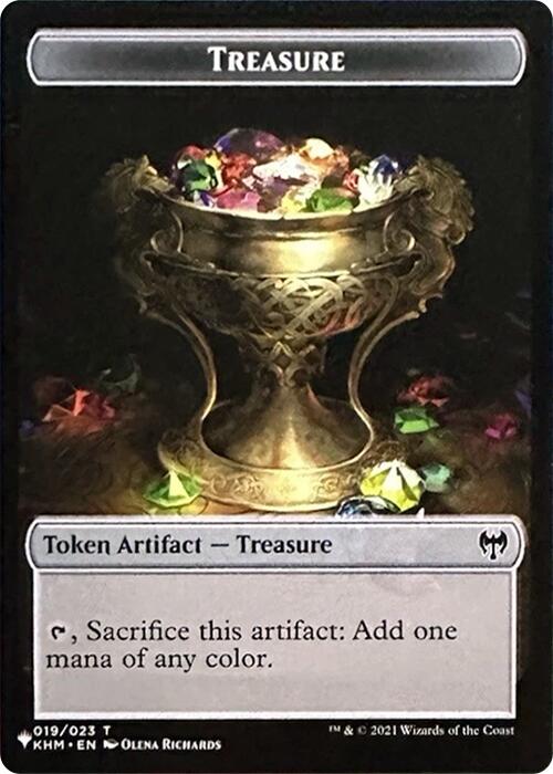Treasure // Egg Double-Sided Token [Secret Lair Drop Series] | Dumpster Cat Games