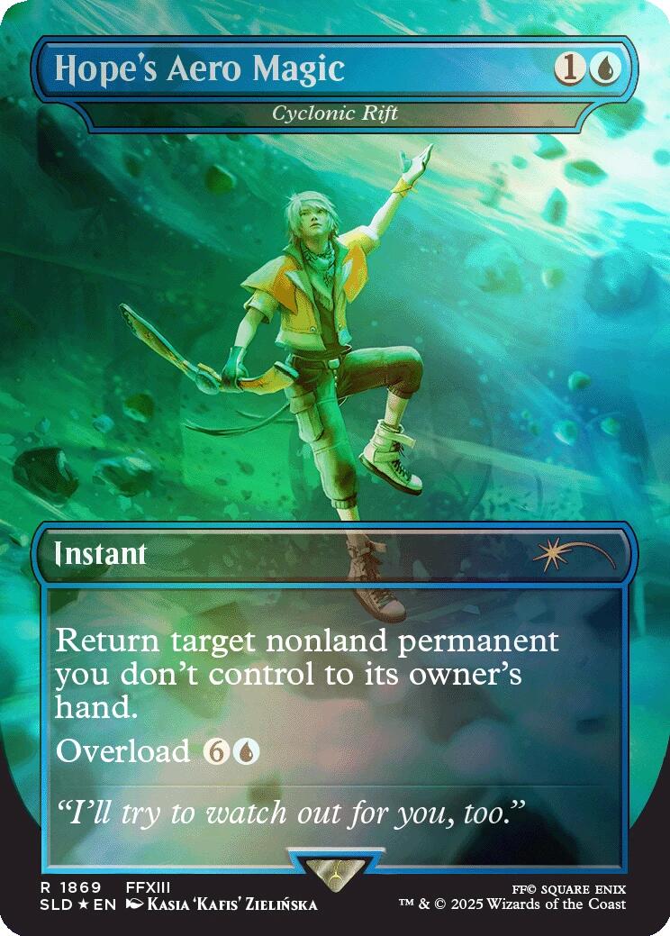 Hope's Aero Magic - Cyclonic Rift (Rainbow Foil) [Secret Lair Drop Series] | Dumpster Cat Games