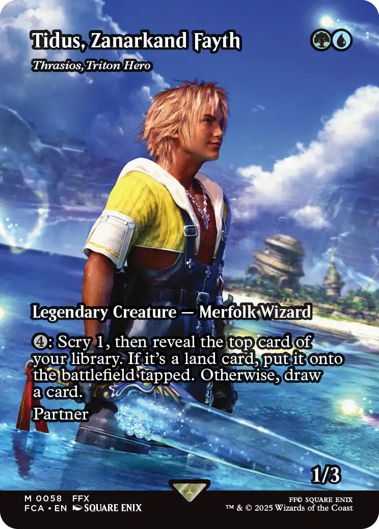 Tidus, Zanarkand Fayth - Thrasios, Triton Hero (Showcase) [FINAL FANTASY : Through the Ages] | Dumpster Cat Games