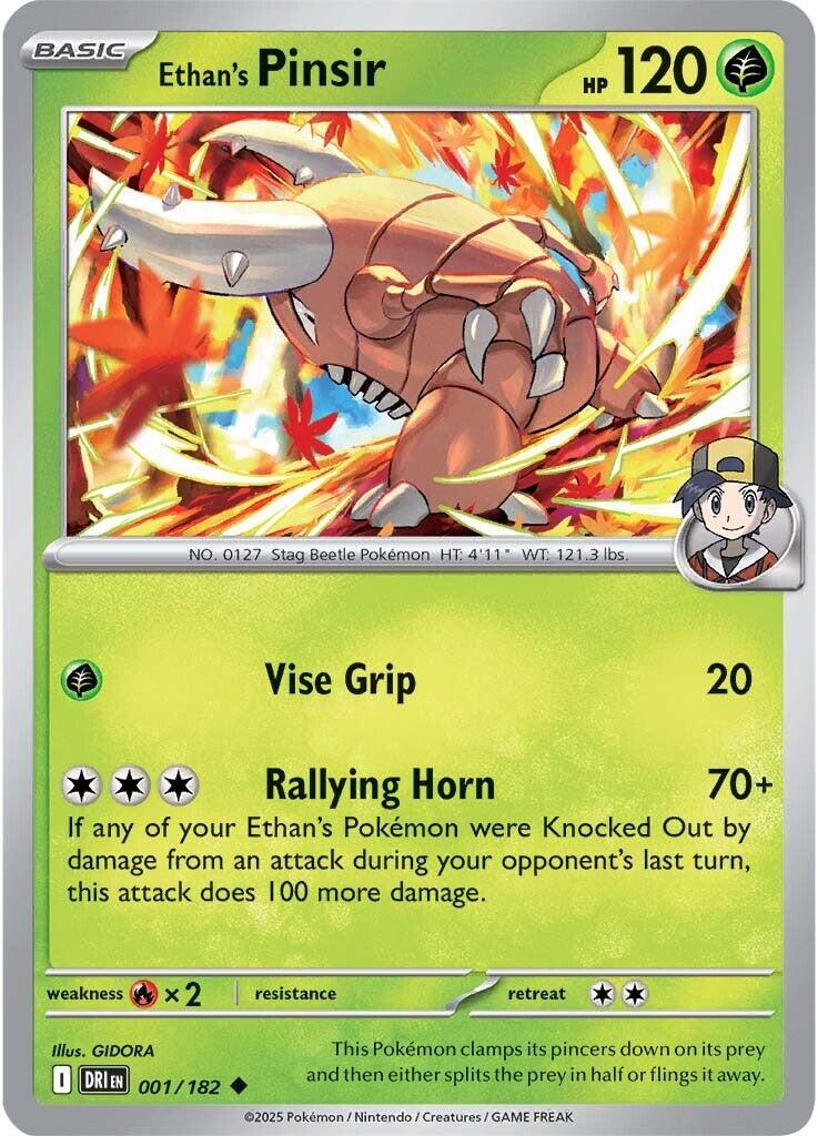 Ethan's Pinsir (001/182) [Scarlet & Violet: Destined Rivals] | Dumpster Cat Games