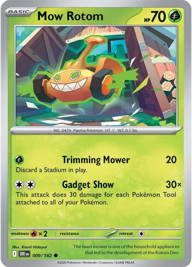 Mow Rotom (009/182) [Scarlet & Violet: Destined Rivals] | Dumpster Cat Games