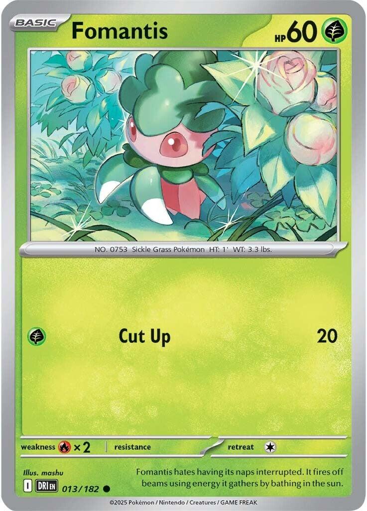 Fomantis (013/182) [Scarlet & Violet: Destined Rivals] | Dumpster Cat Games