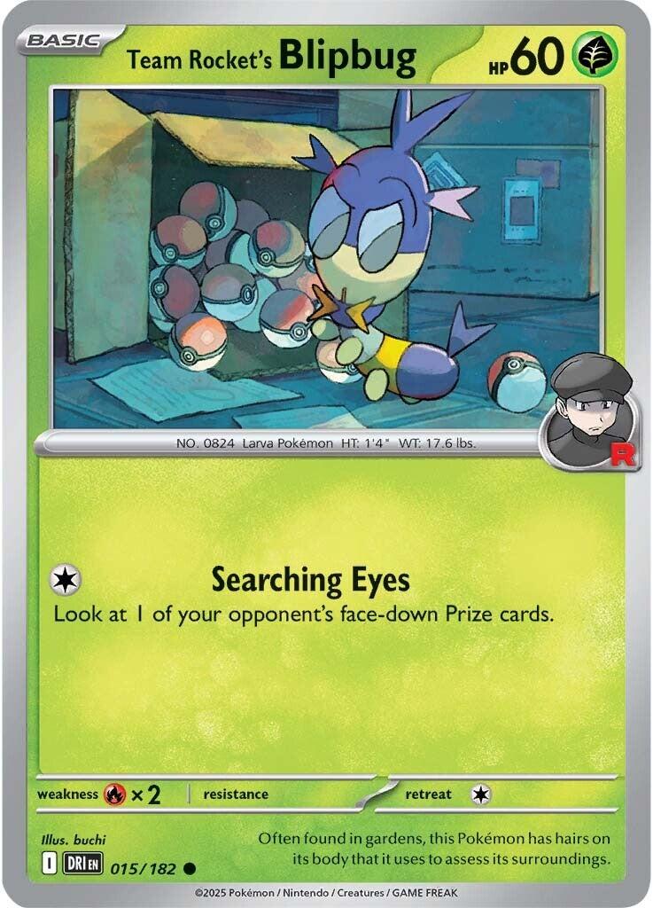 Team Rocket's Blipbug (015/182) [Scarlet & Violet: Destined Rivals] | Dumpster Cat Games